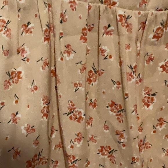 Madewell Satin Puff Sleeve V-Neck Top in Baby Breath Size XS - Picture 7 of 14